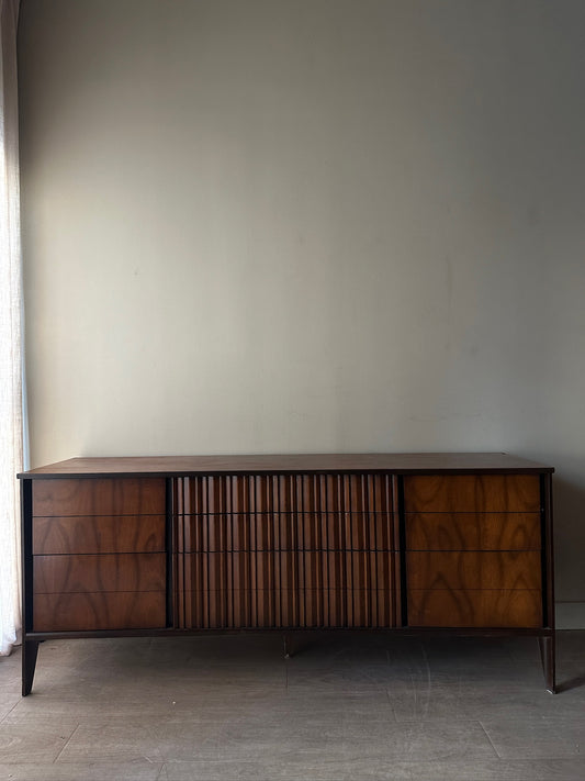 Walnut sculptural dresser
