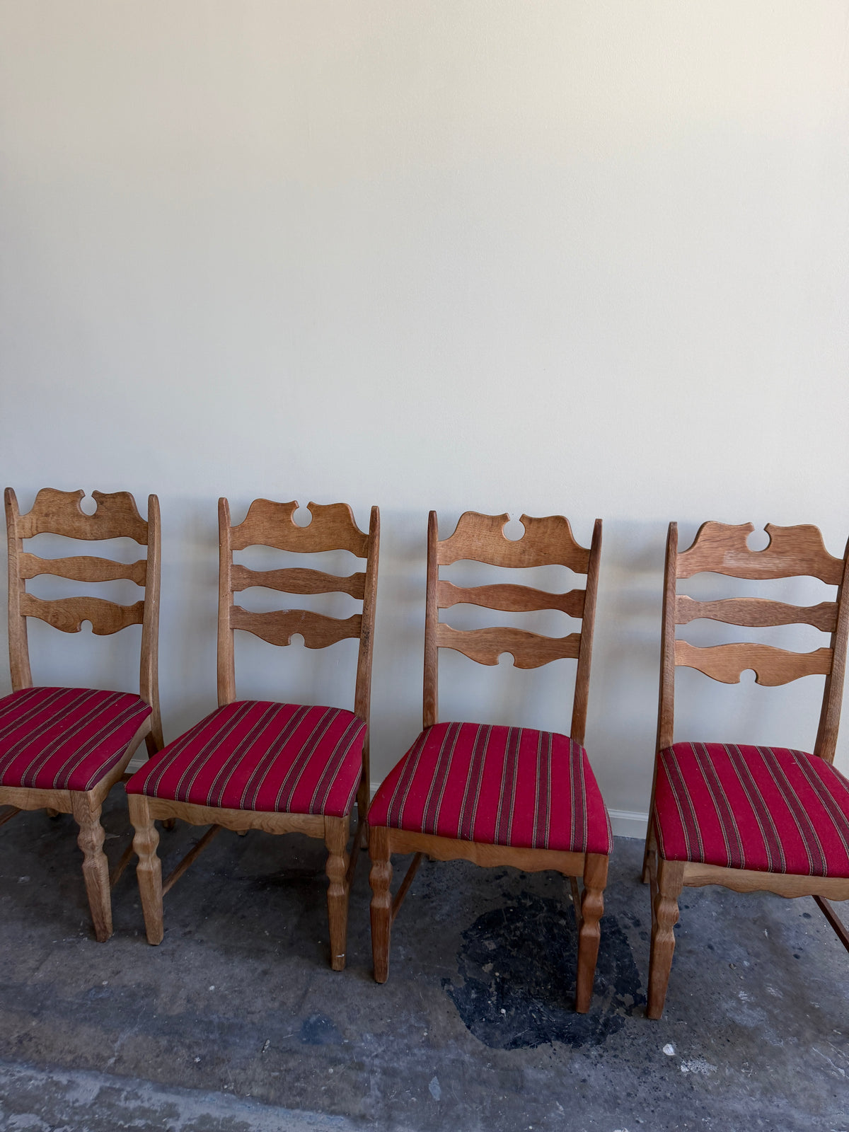 Henning Kjaernulf Oak dining chairs (Set of 4)