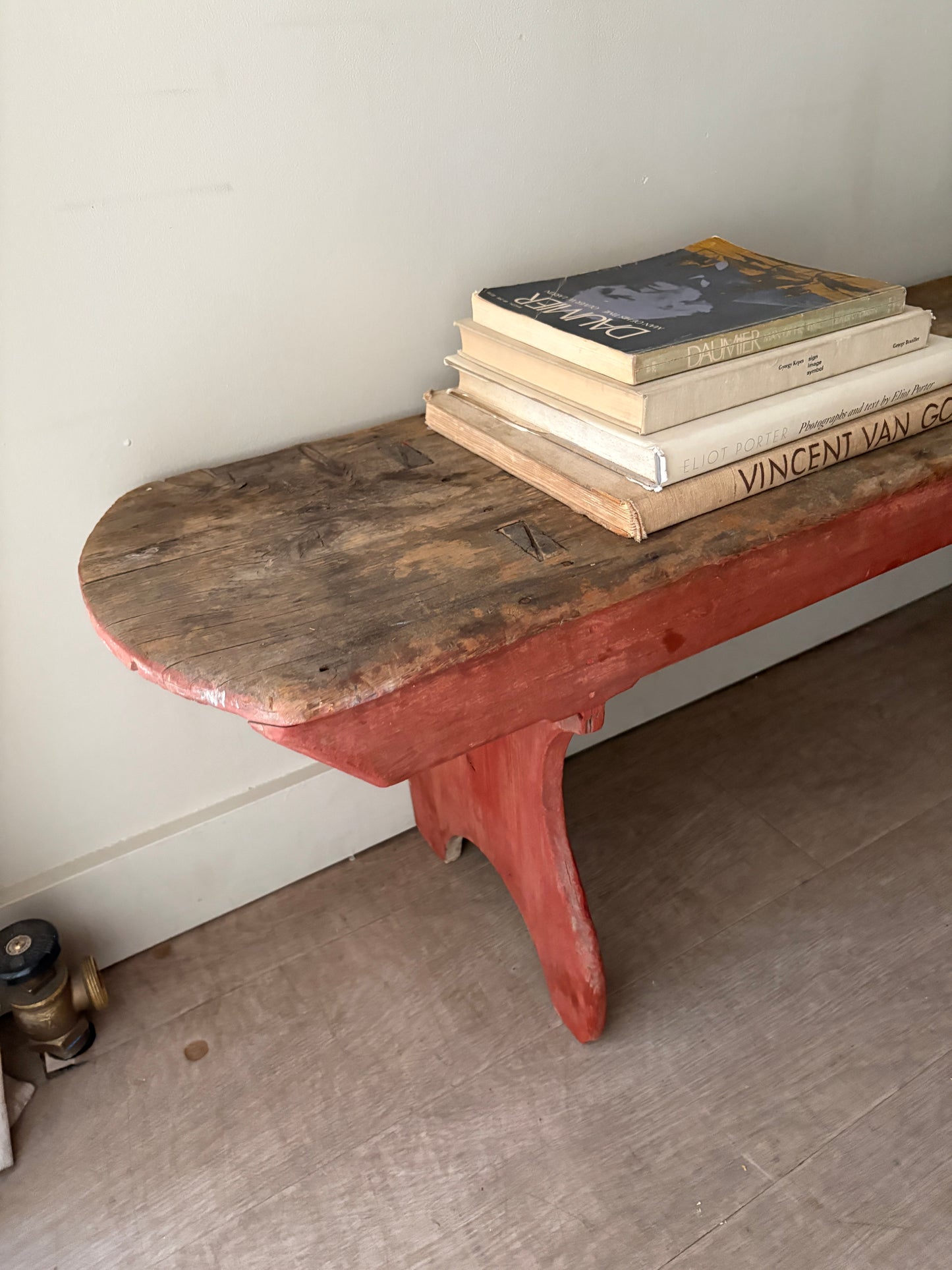 Pennsylvania painted pine bench