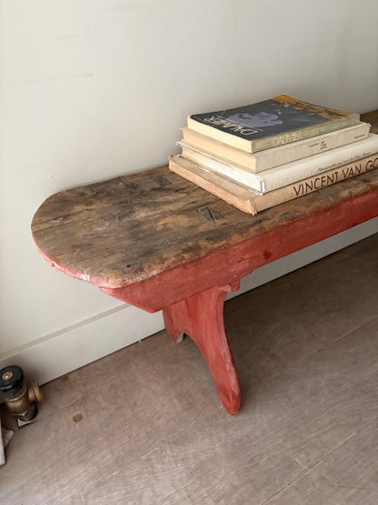 Pennsylvania painted pine bench