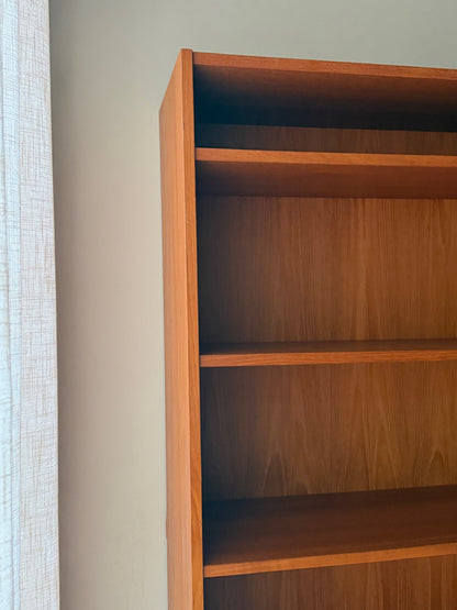Danish teak bookcase cabinet
