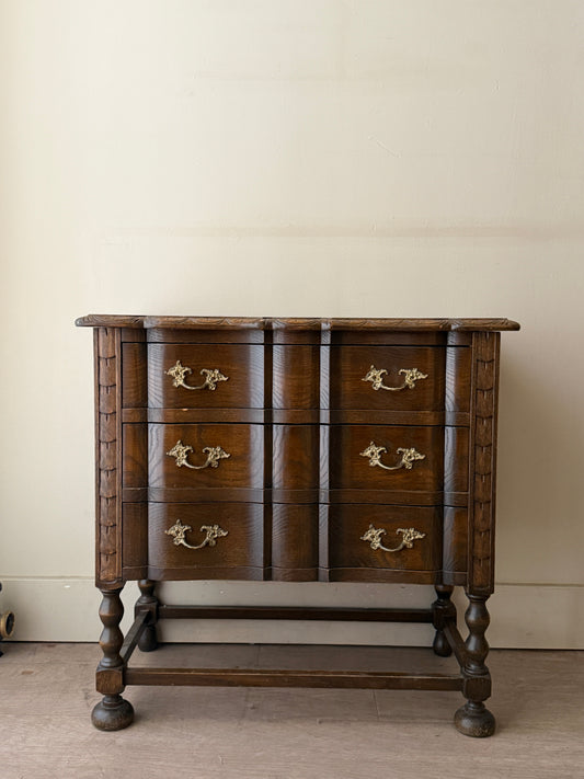 Danish oak side table