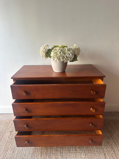 Maple ball foot dresser