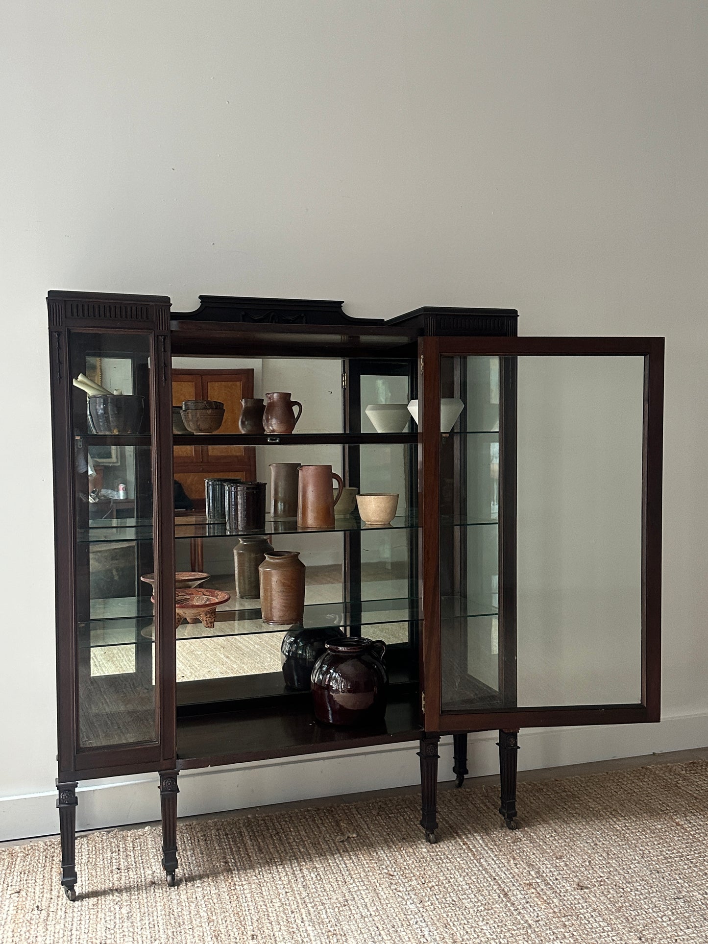 Glass china cabinet