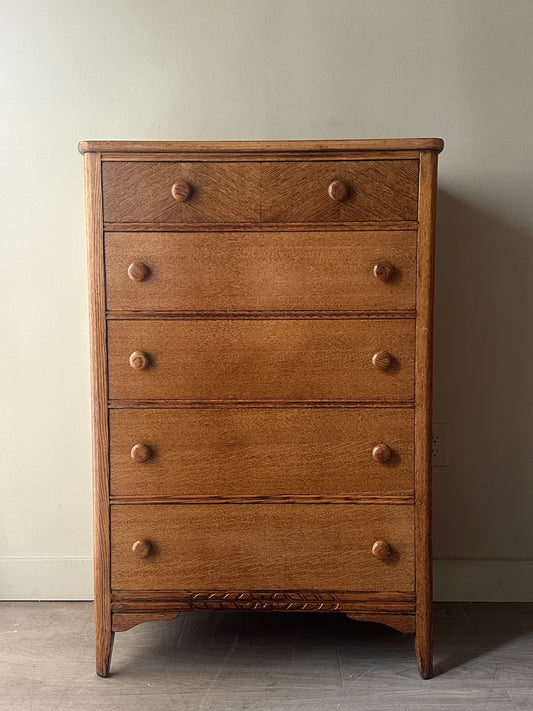 Oak tallboy
