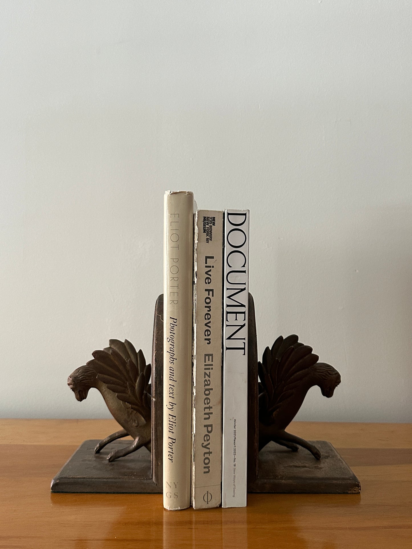 Winged Griffin bookends