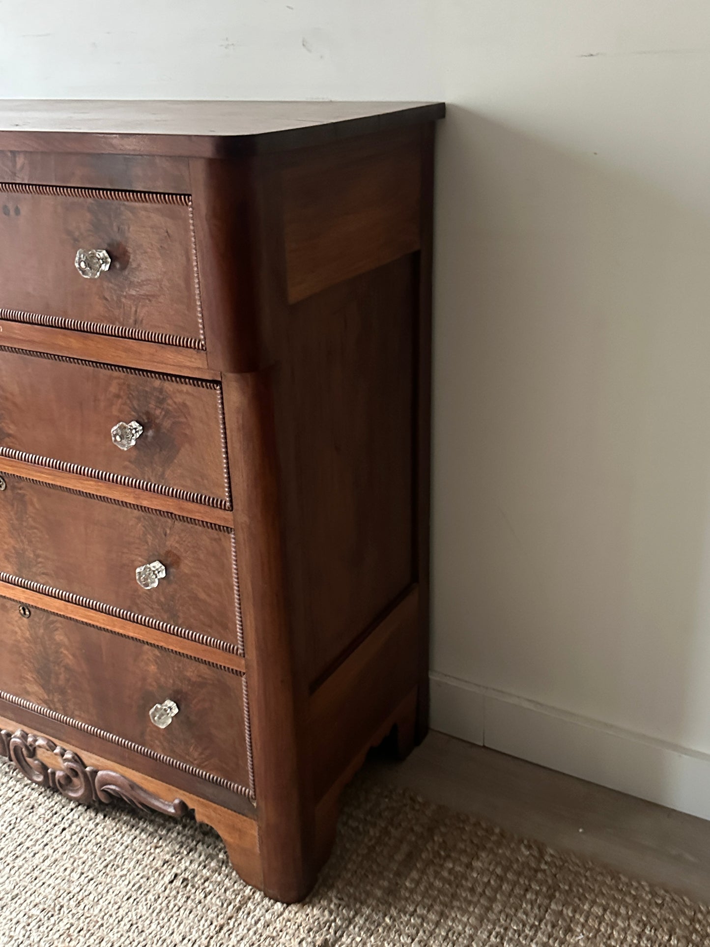 Walnut empire dresser