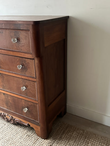 Walnut empire dresser