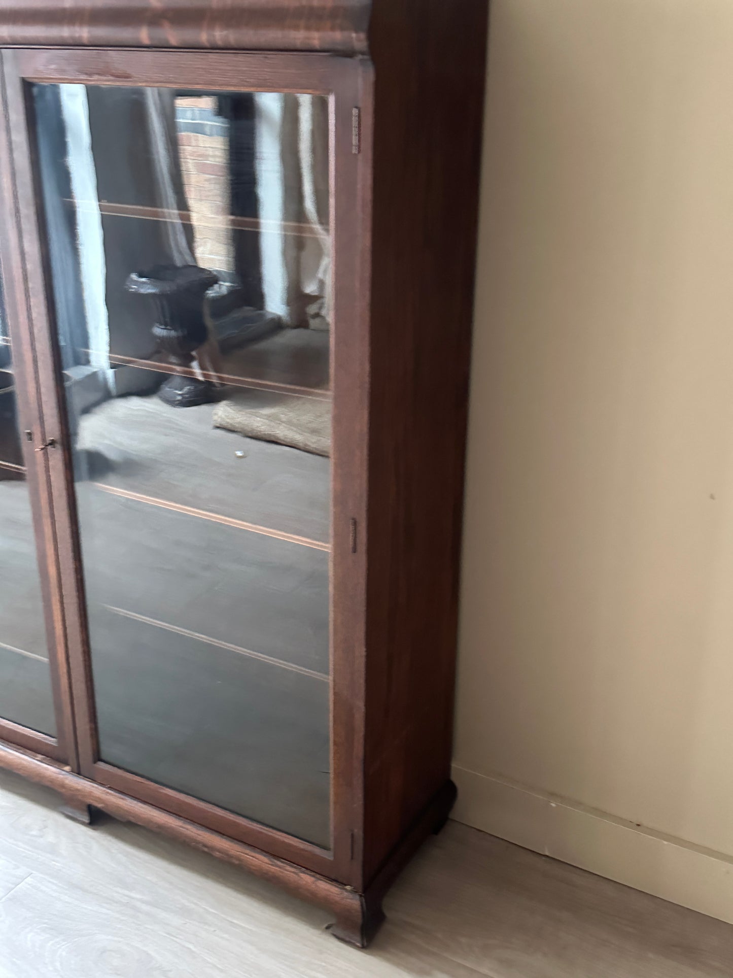 Oak display case