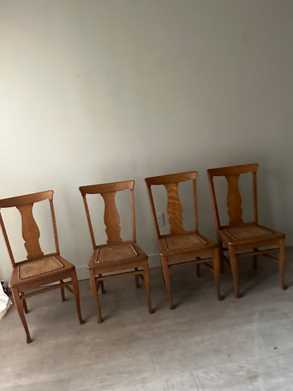Set of 4 chairs. Sold together.