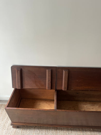 Farmhouse pine chest/bench