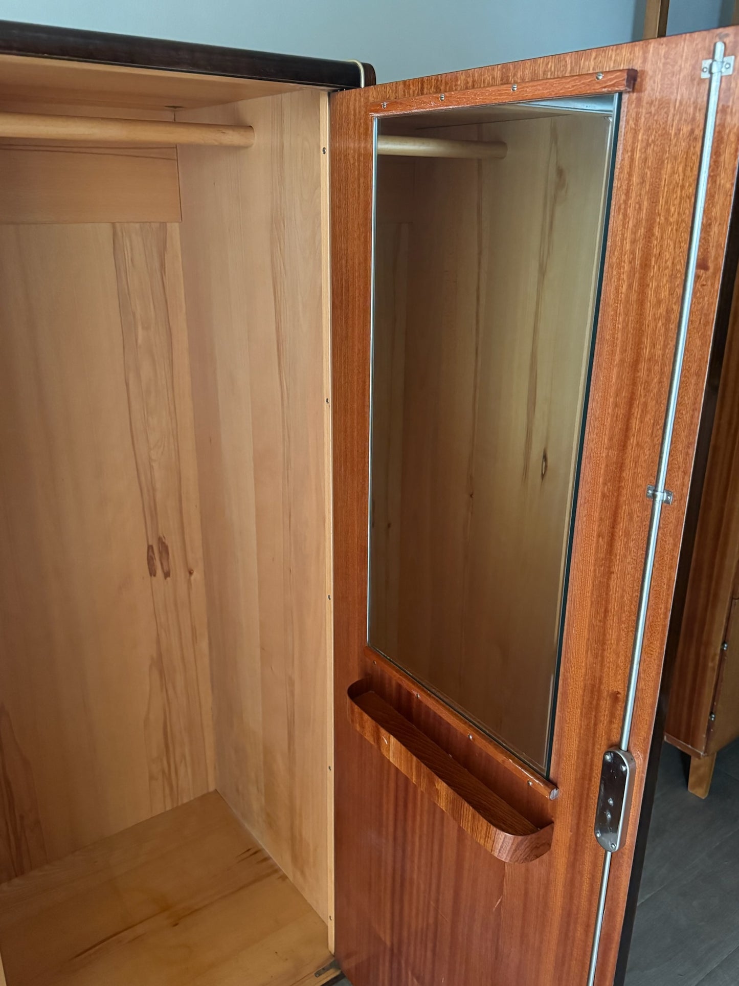 Landsman & Nepozitek for Jitona Czech walnut armoire