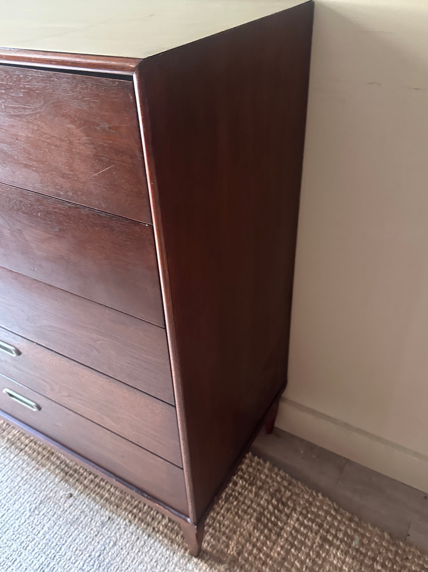 Walnut tallboy