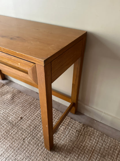 Blonde oak desk