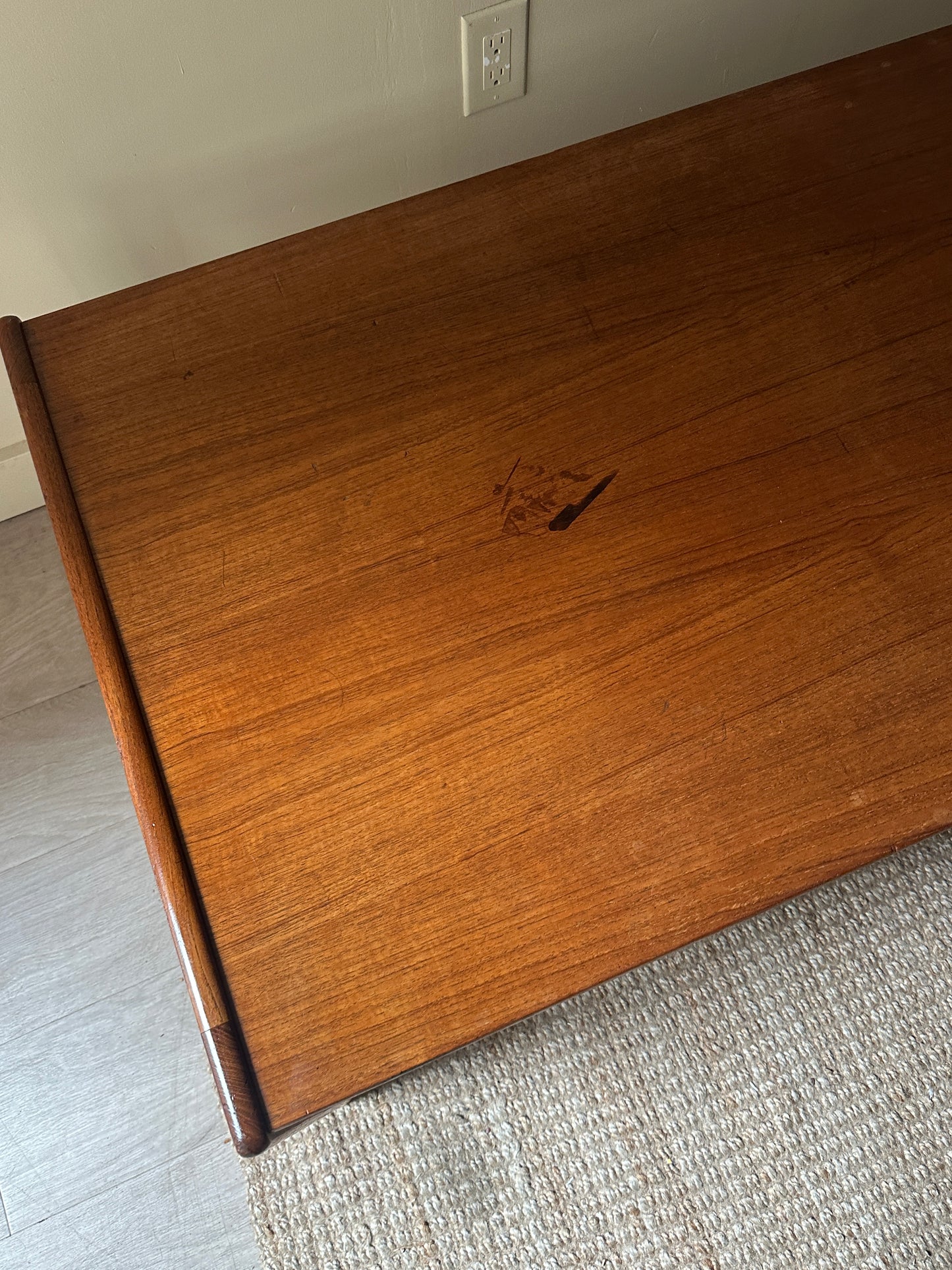 Teak coffee table