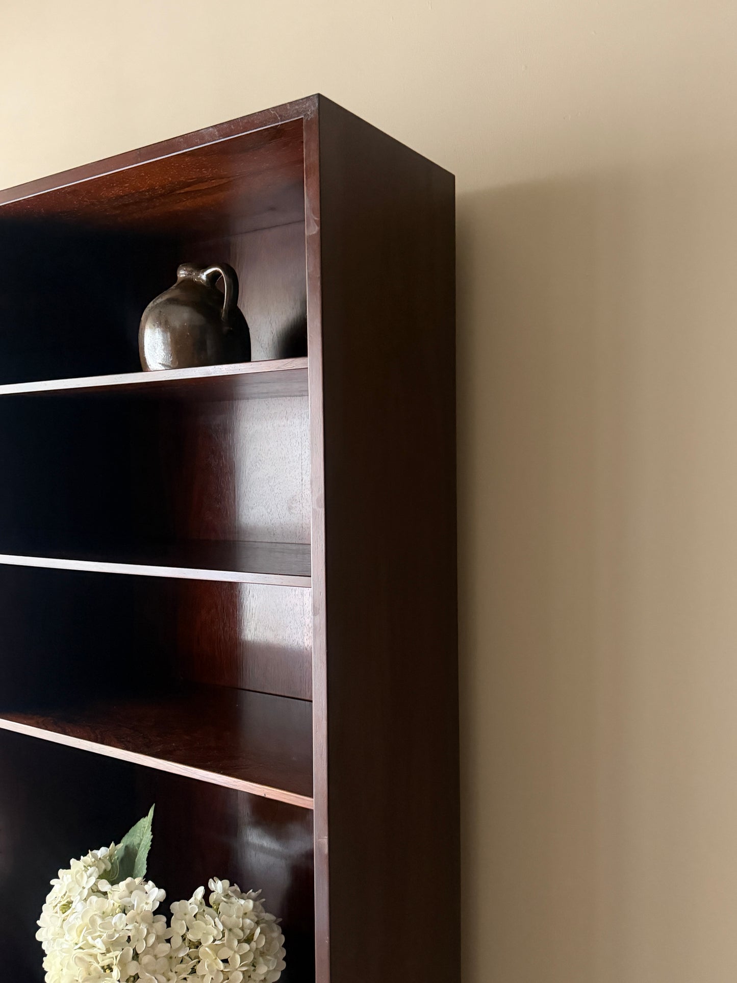 Poul Hundevad two piece rosewood hutch