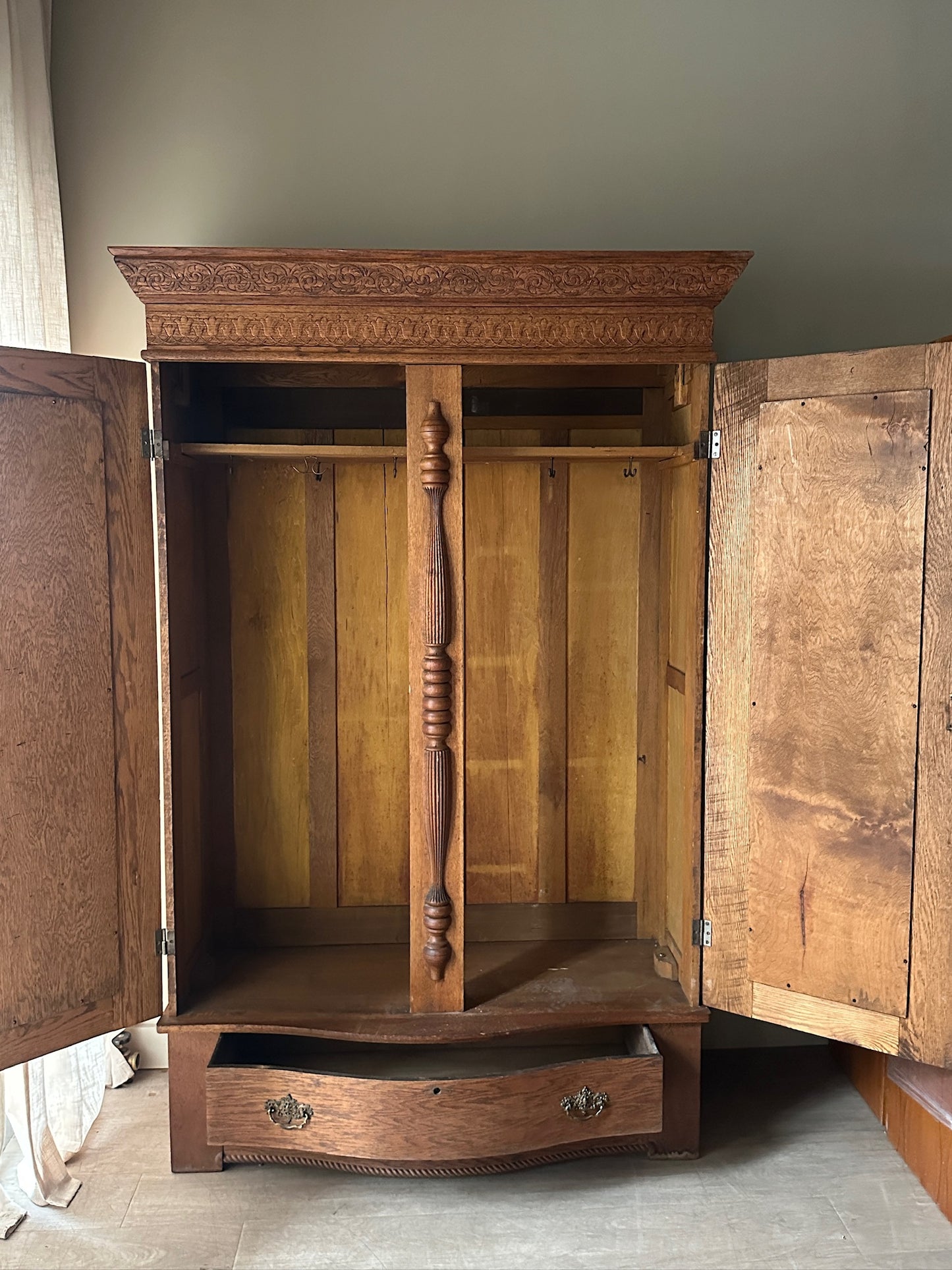 Oak armoire