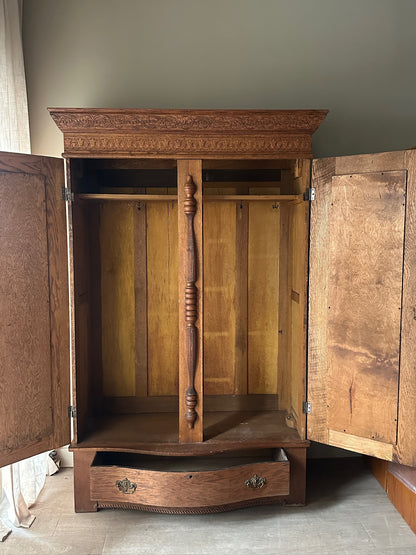 Oak armoire