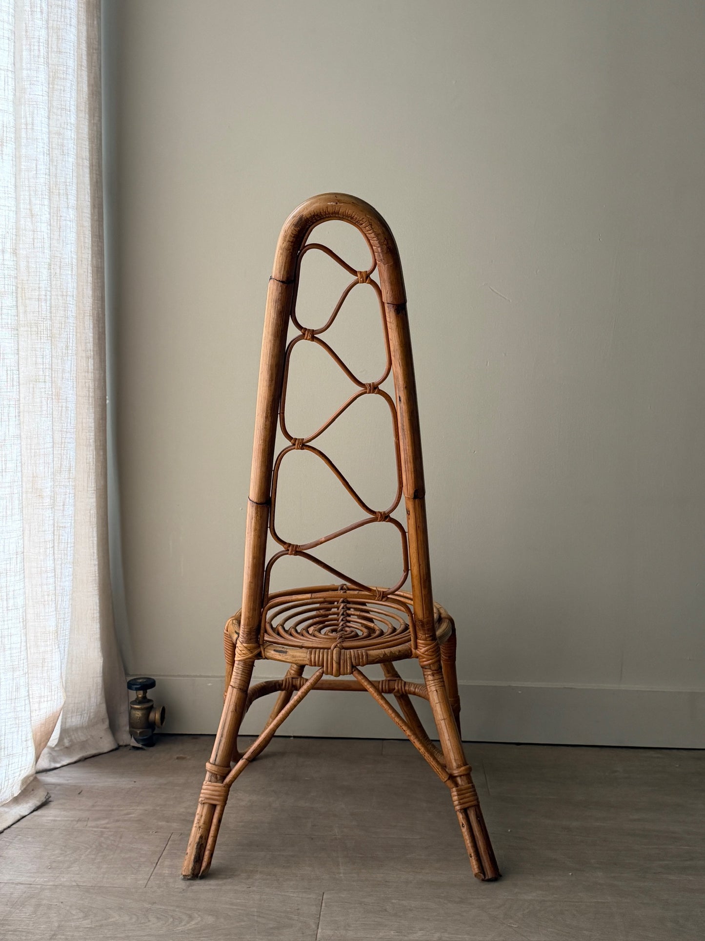 Dutch bamboo & cane chair