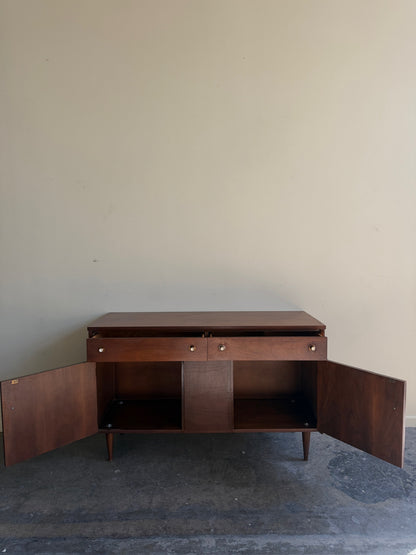 Walnut credenza