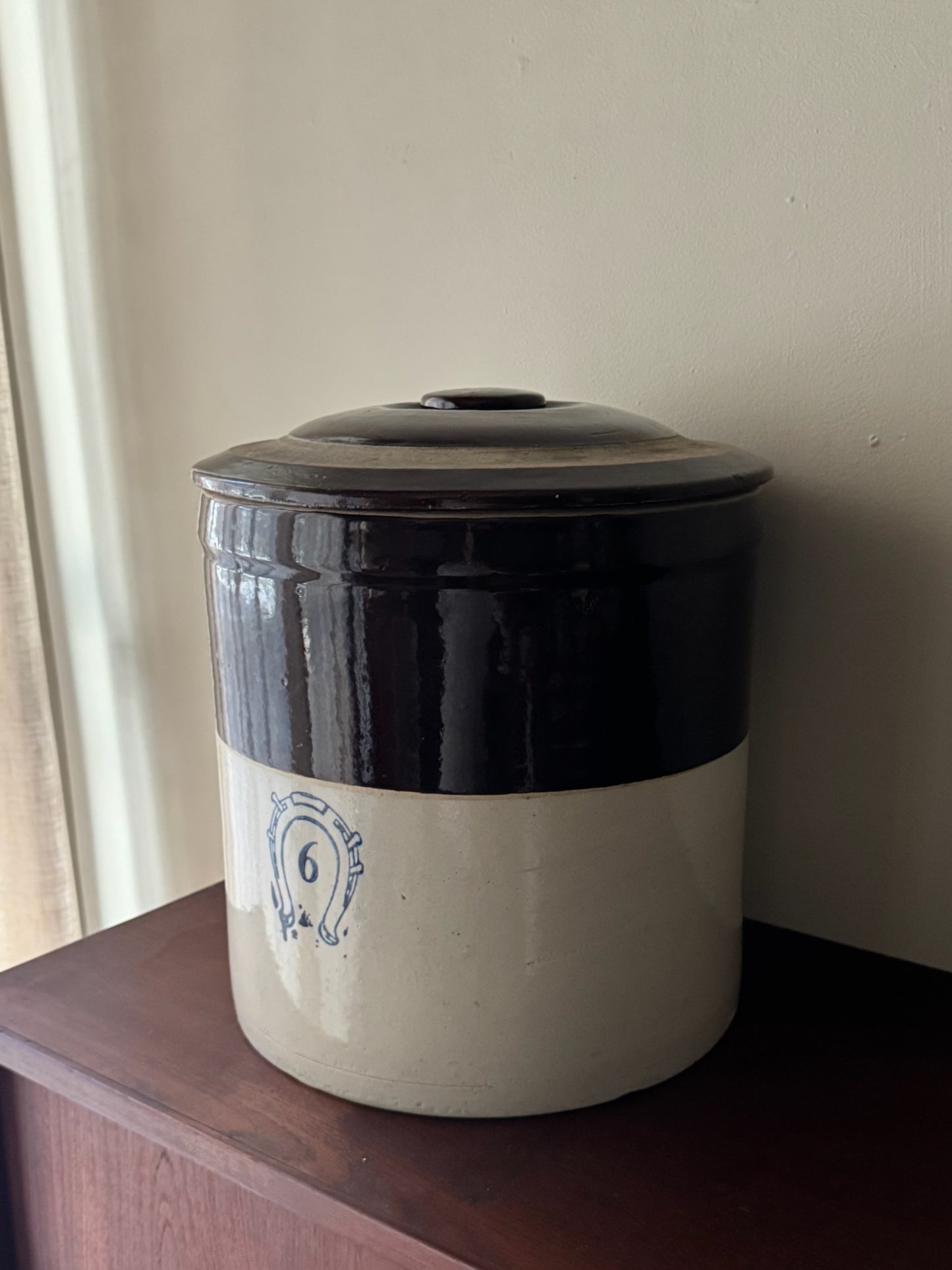 English stoneware crock
