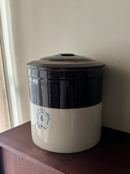 English stoneware crock