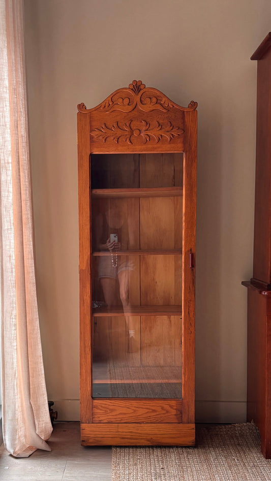 Oak Display bookcase