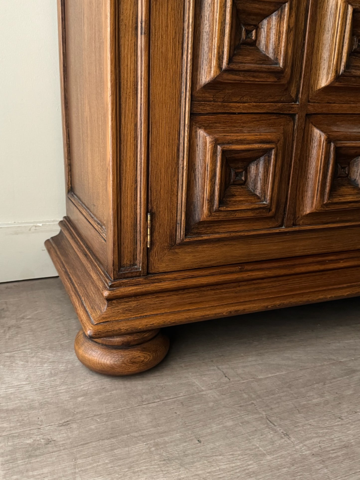 Oak carved sideboard