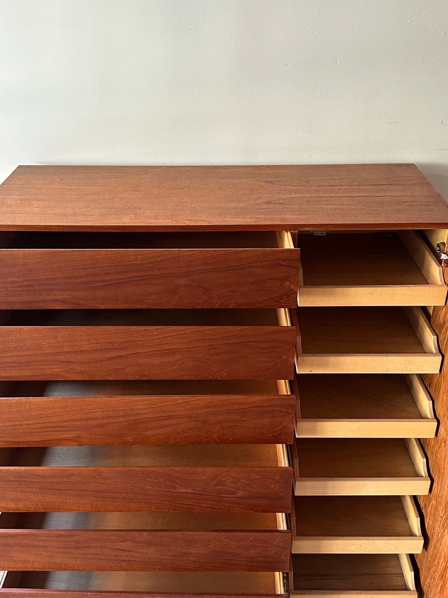 Teak gentleman’s dresser