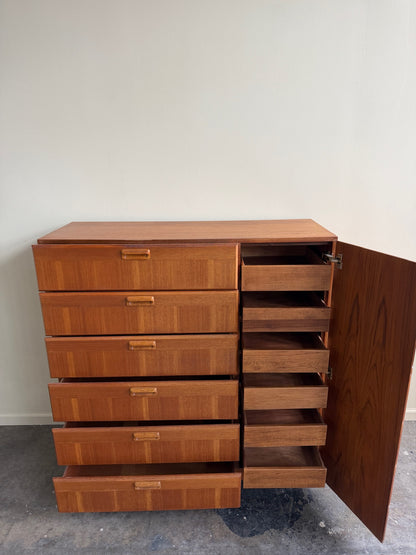 Dixie teak side-by-side dresser