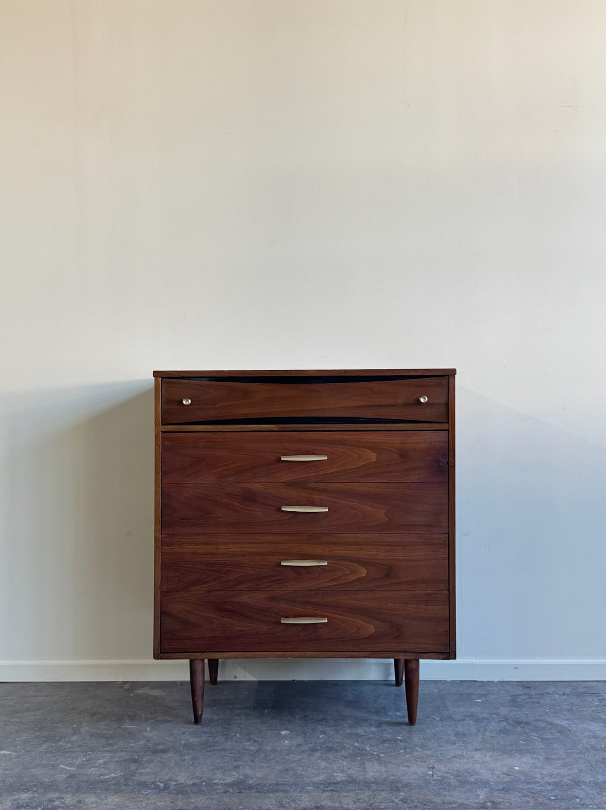 Bassett walnut dresser