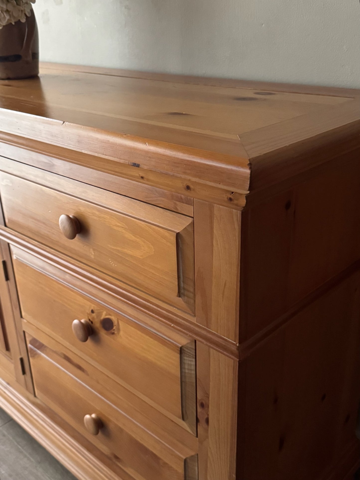 Broyhill pine sideboard
