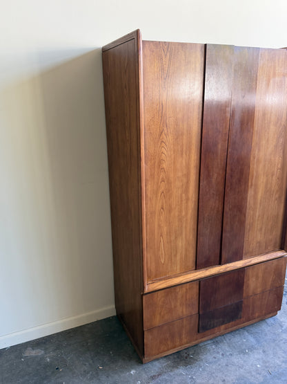 Walnut linen press