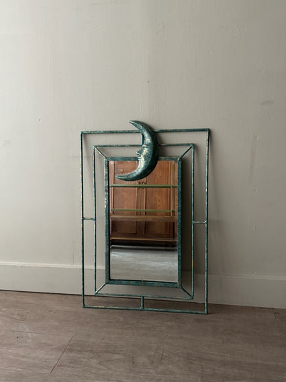 Crescent moon mirror