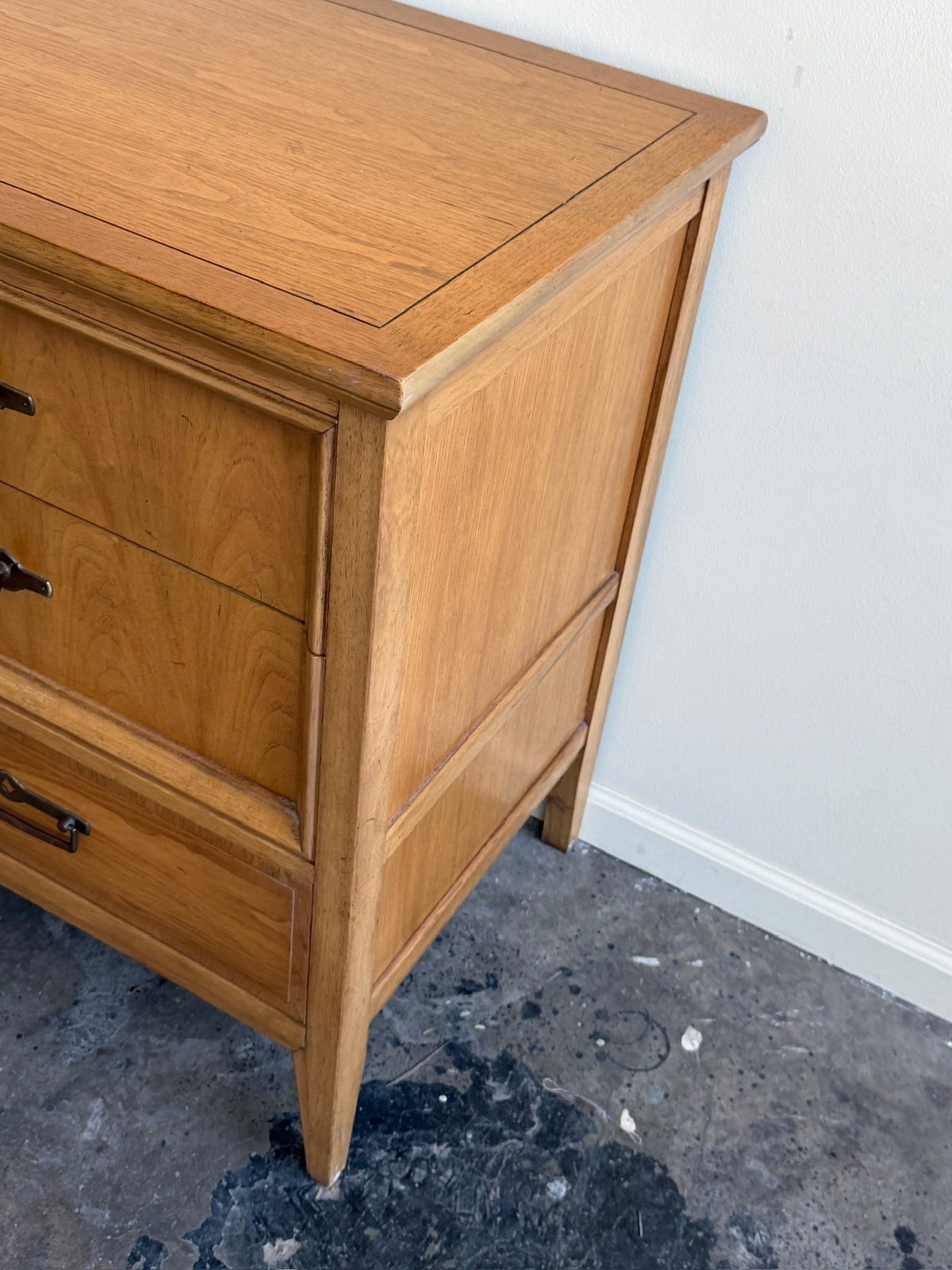 Walnut 9 drawer dresser