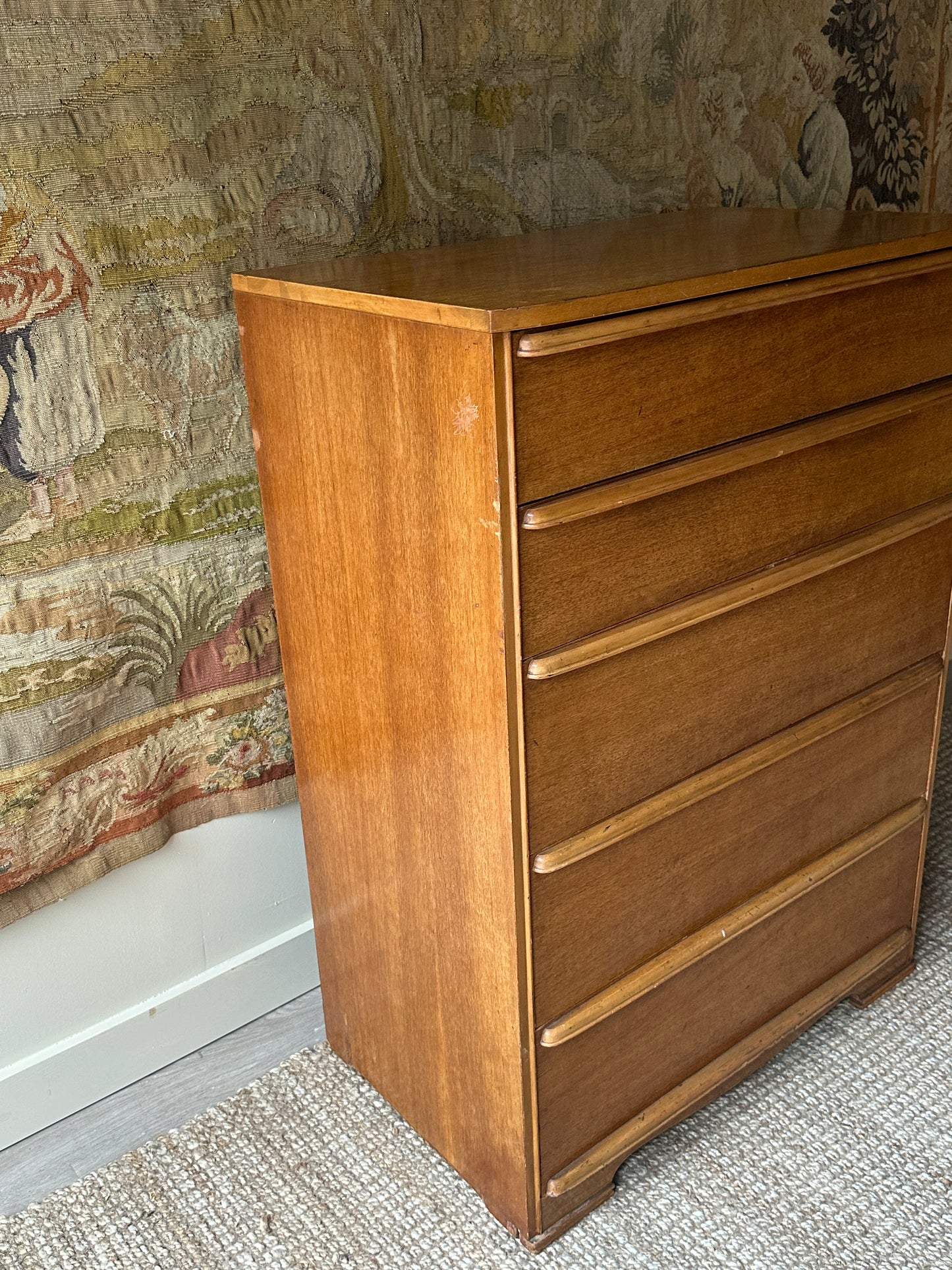 Walnut tallboy