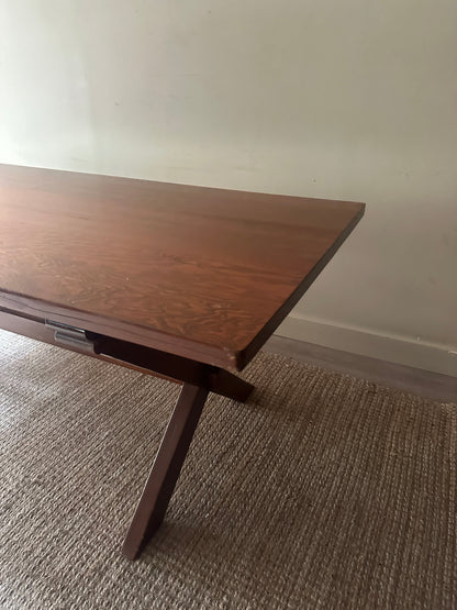 Pine trestle table