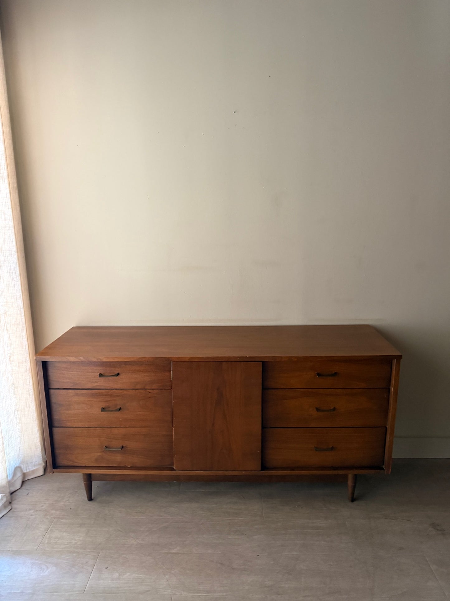 Walnut 9 drawer dresser
