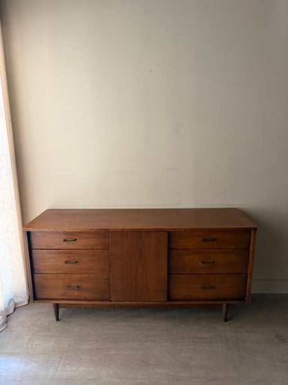 Walnut 9 drawer dresser