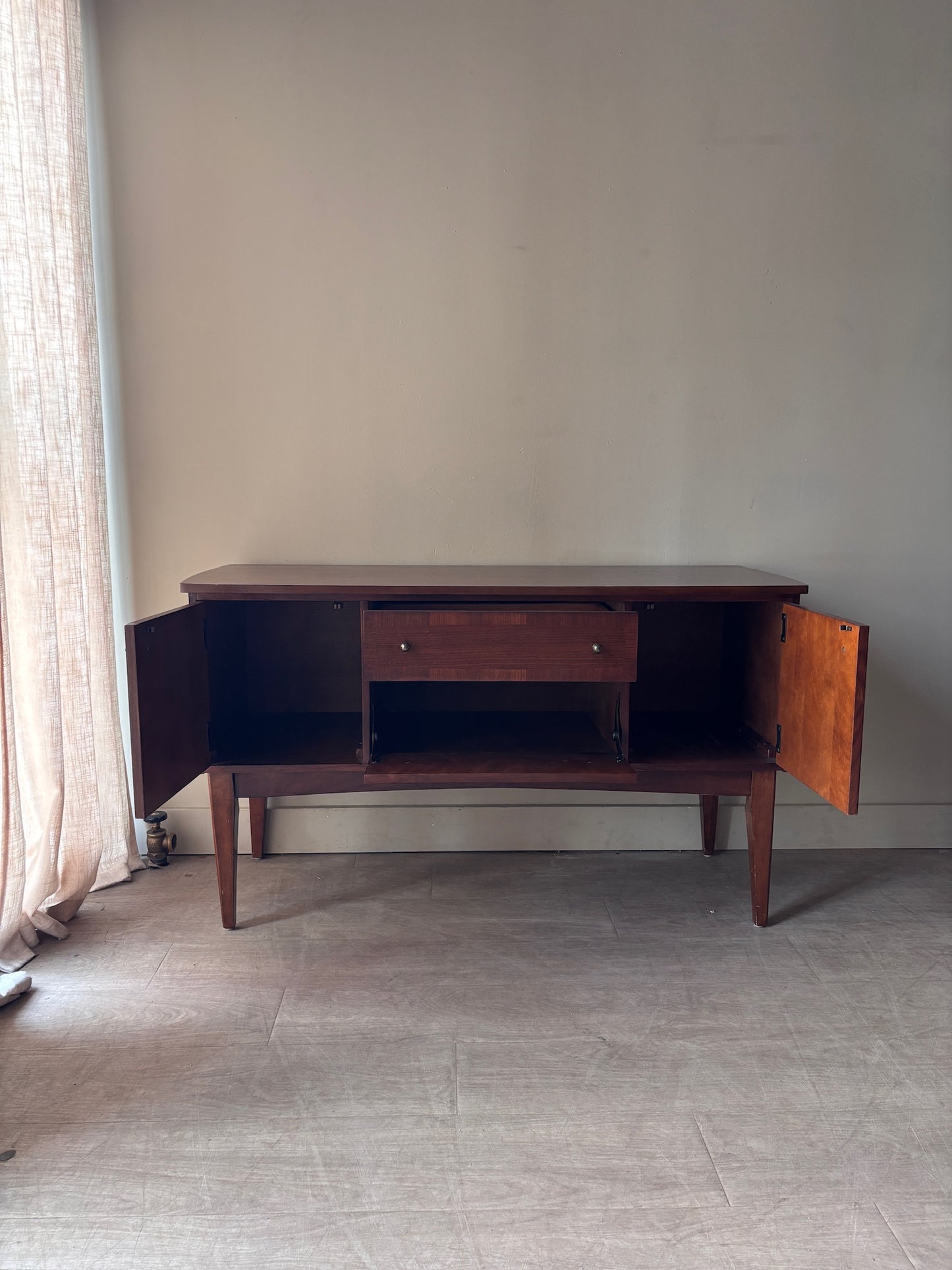 Broyhill walnut server