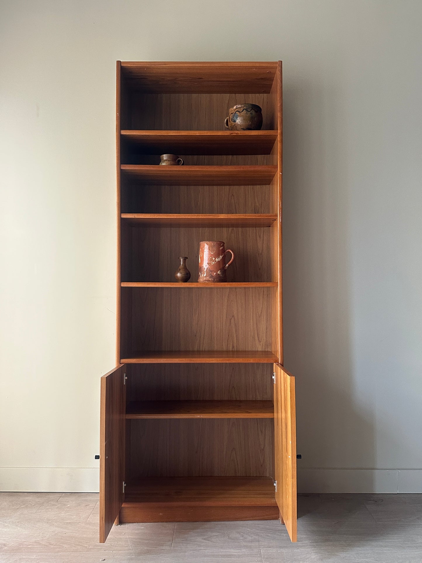 Teak bookcase