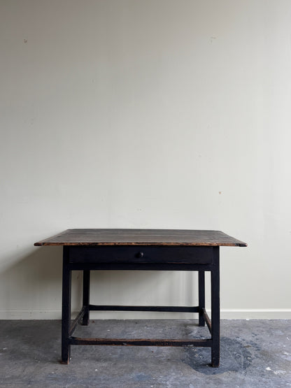 Painted pine work table