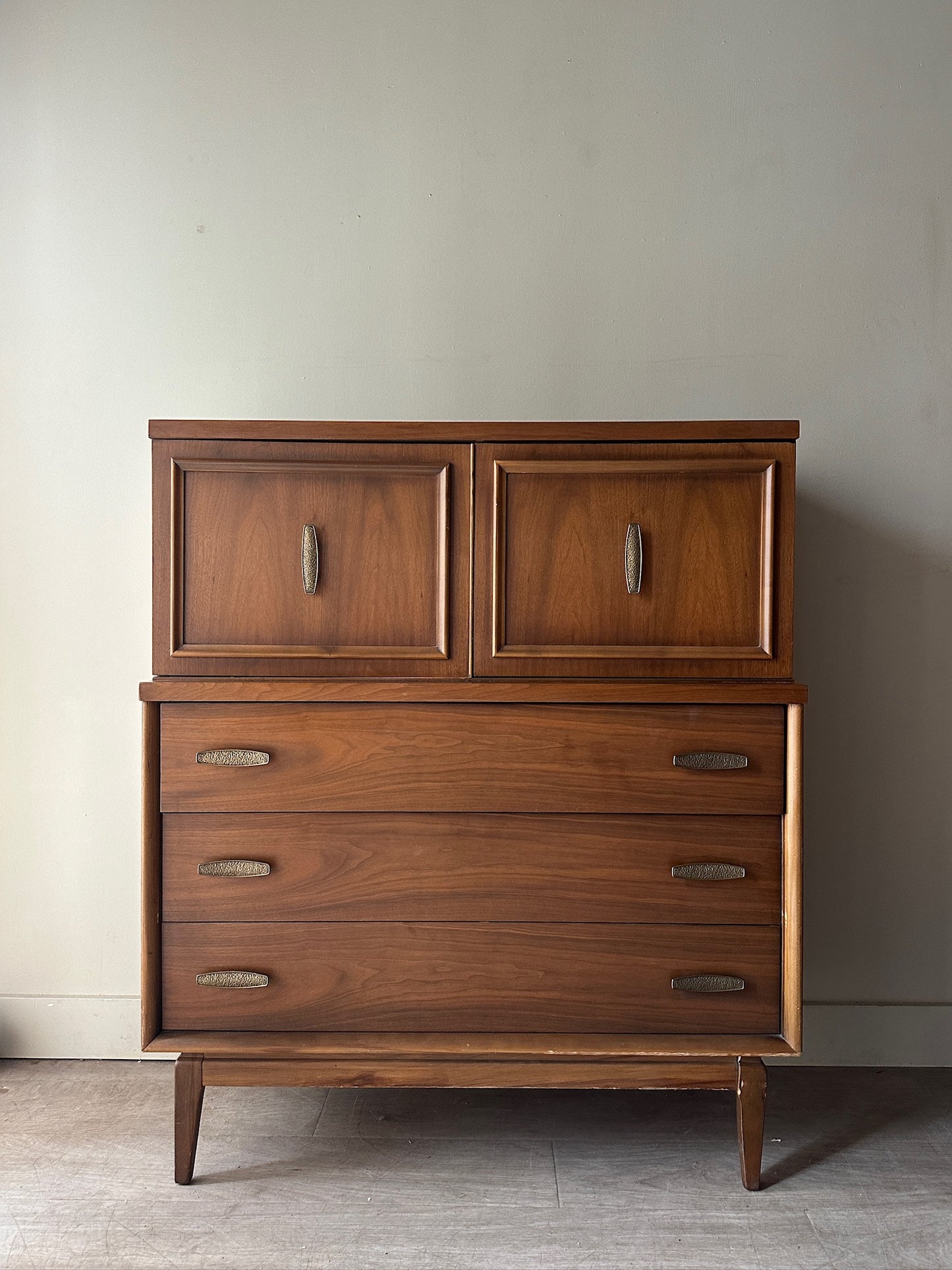 Walnut gentlemen’s dresser