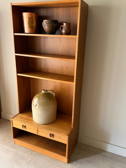 Swedish teak two piece hutch