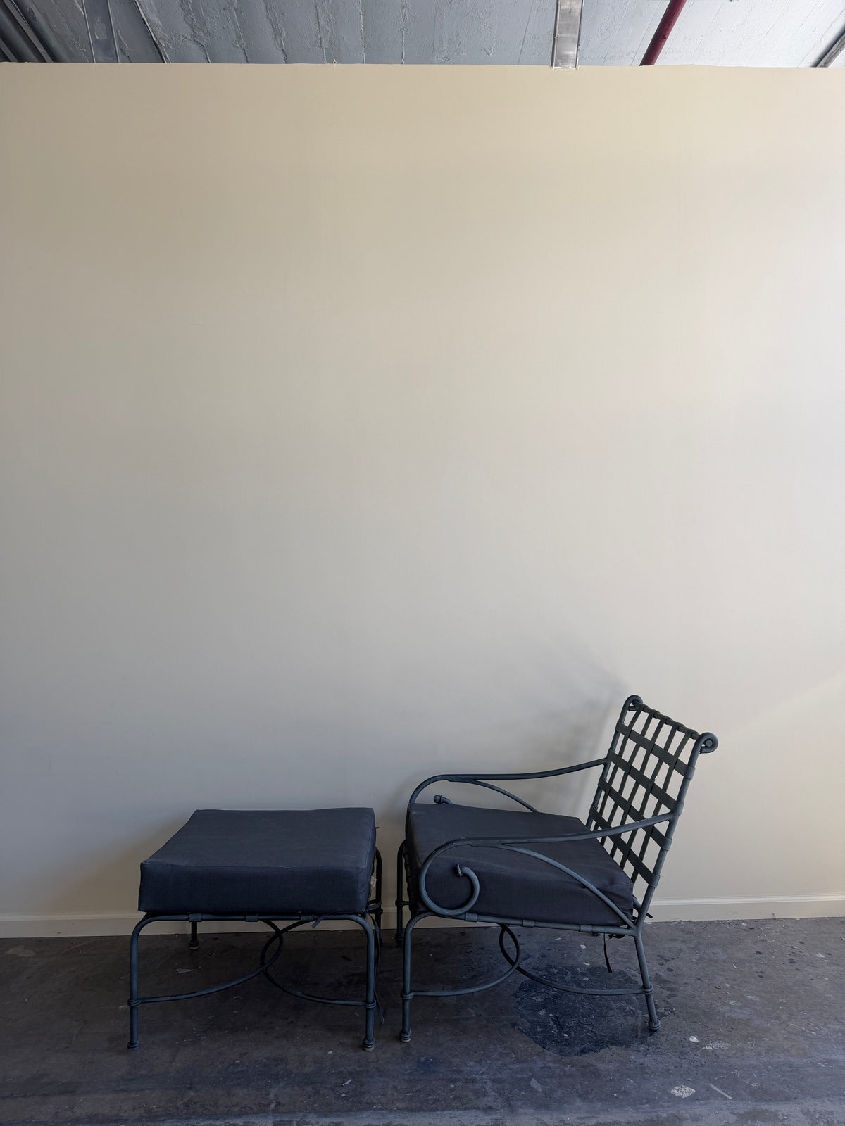 Brown Jordan Patio Chair and Ottoman