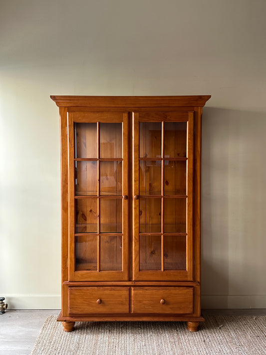 Pine display case