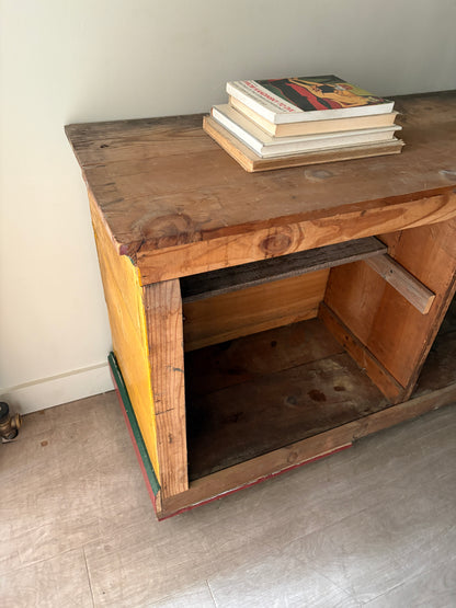 Painted country store counter