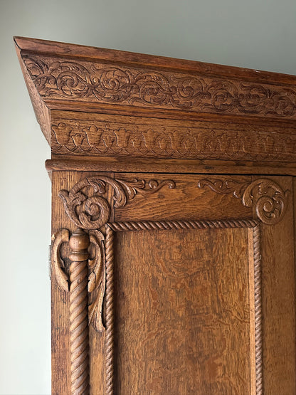 Oak armoire