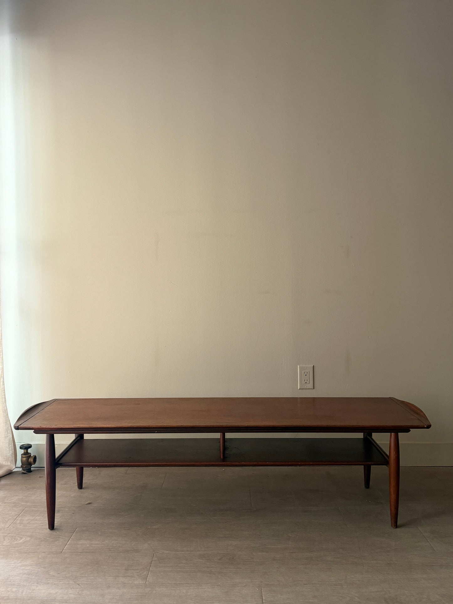 Walnut coffee table