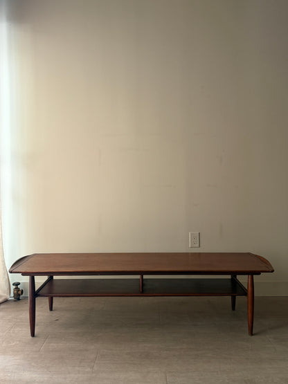 Walnut coffee table